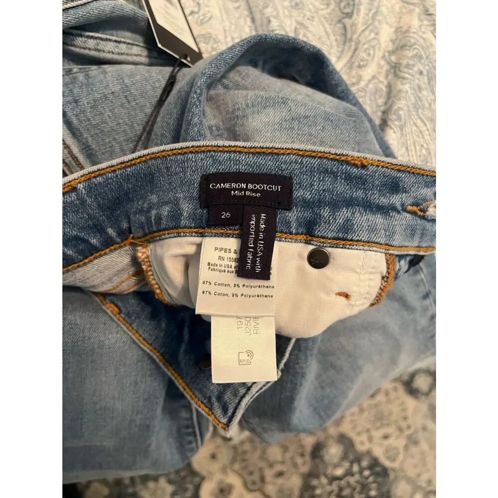 NWT Veronica Beard Cameron Bootcut Mid Rise